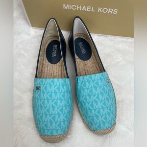 Kendrick Logo and Leather Slip-On Espadrille - size us 6.5